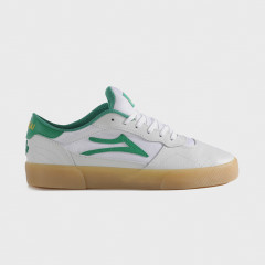 Кеды Lakai Cambridge White/Green Leather 8us