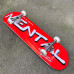 Скейтборд в сборе Mental X Footwork Red 8.375 Скейтборд в сборе Mental X Footwork Red 8.375